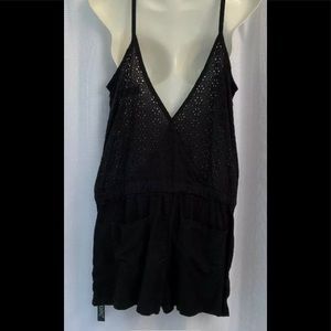 NWT Blank NYC Womens Black Feel Good Romper